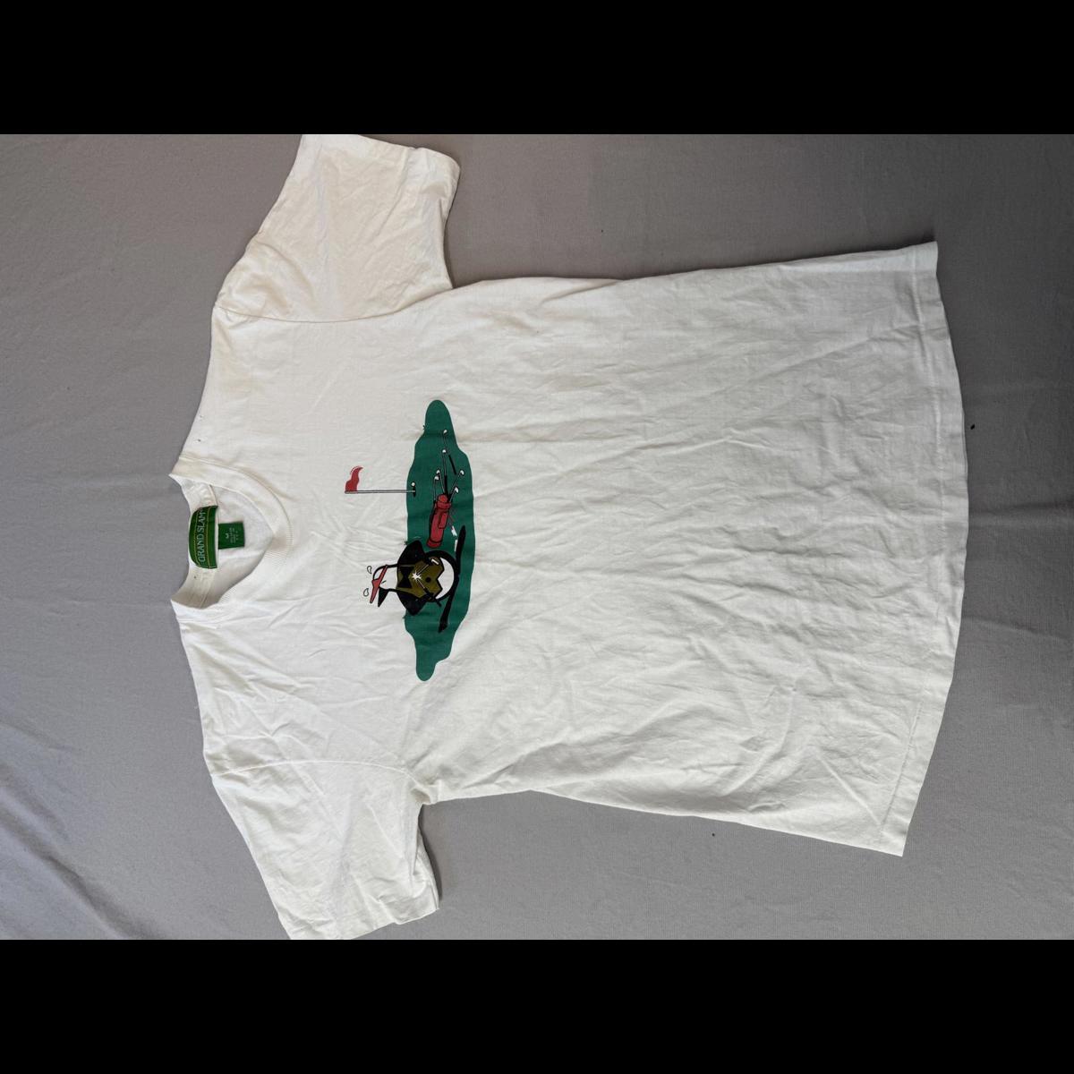 Vtg TShirt Grand Slam Penguin Snapping Golf Club Tee M